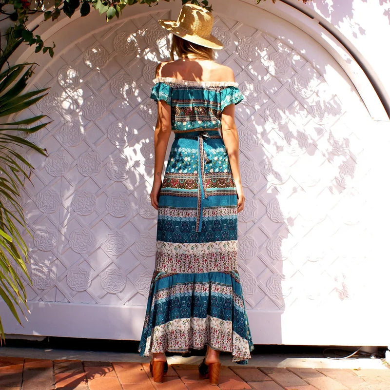 Conjunto Estampado Tribal