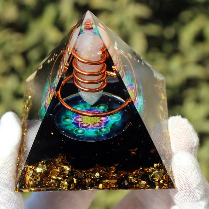 Pirâmide Orgonite - Metatron