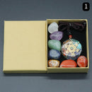 Kit Reiki 7 Chakras: Colar Orgonite Metatron + 7 Cristais de Brinde!