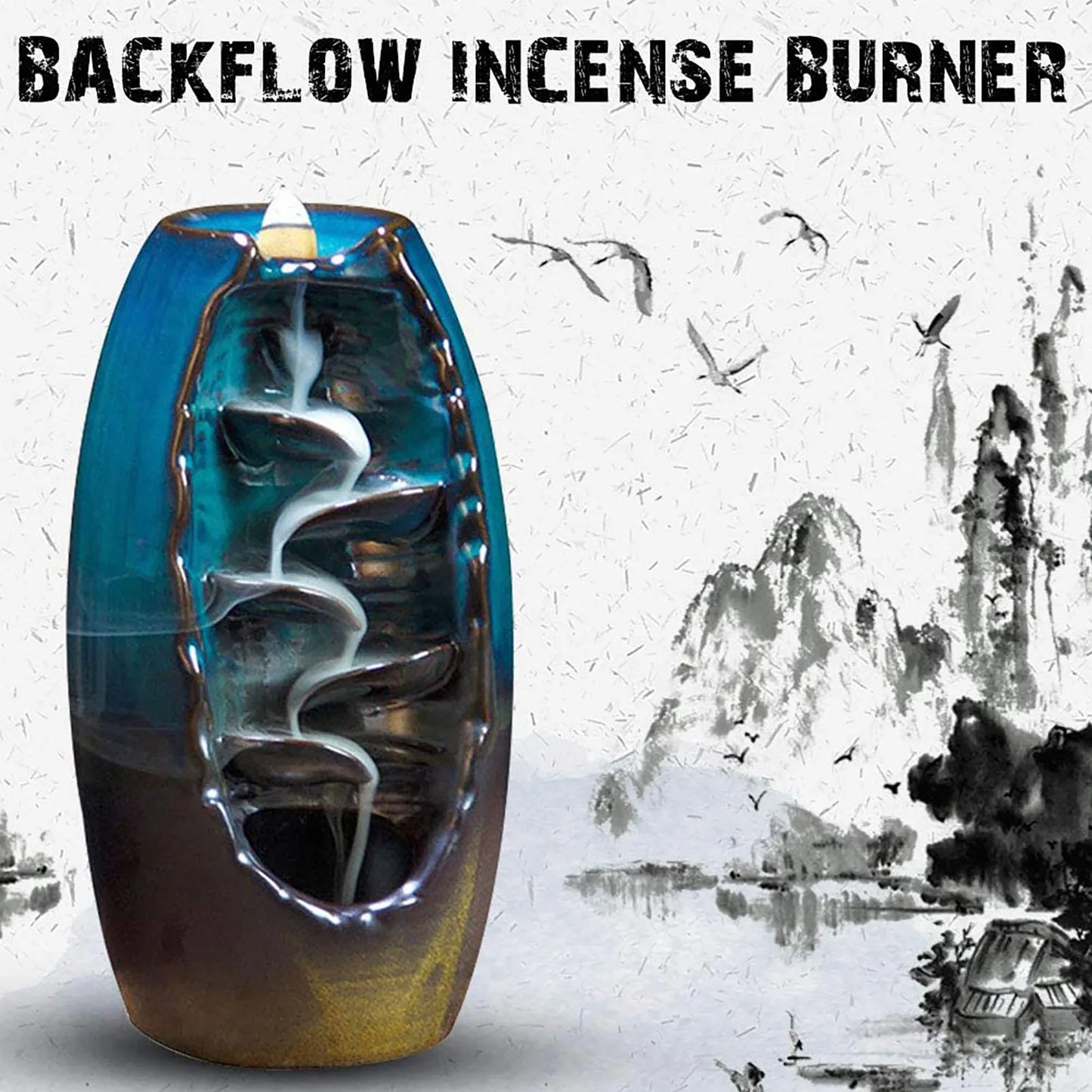 Serenity Waterfall Incense Burner