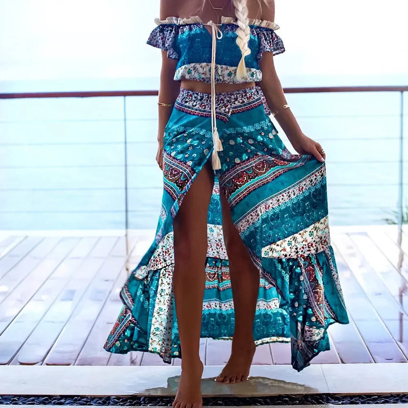 Conjunto Estampado Tribal