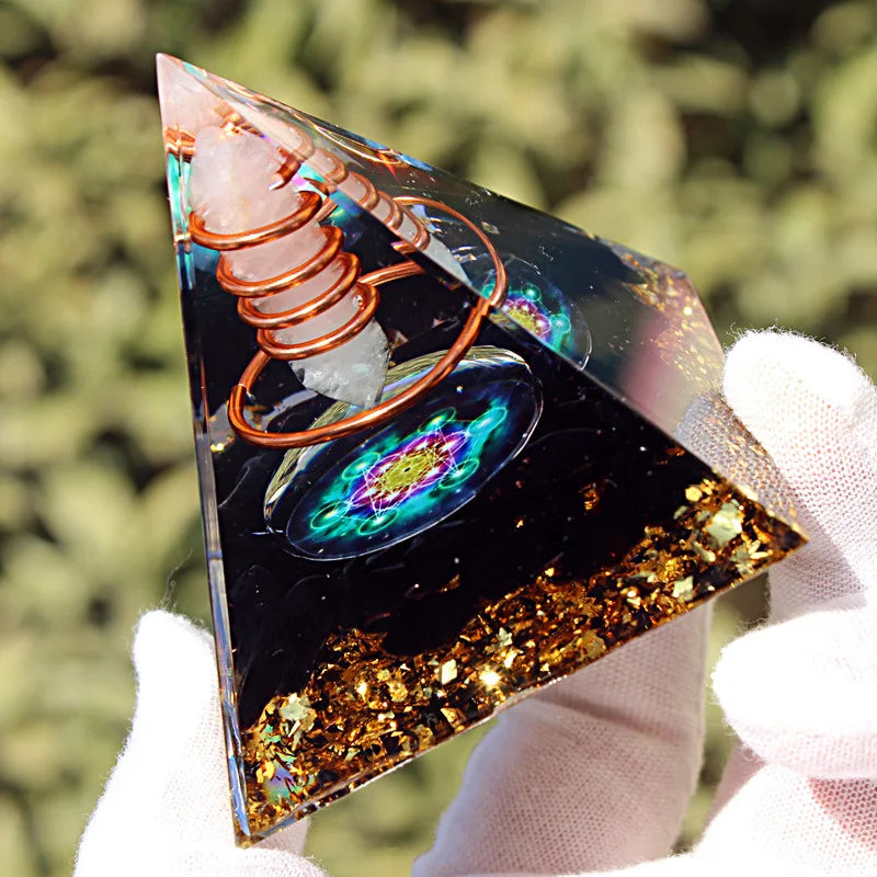 Pirâmide Orgonite - Metatron