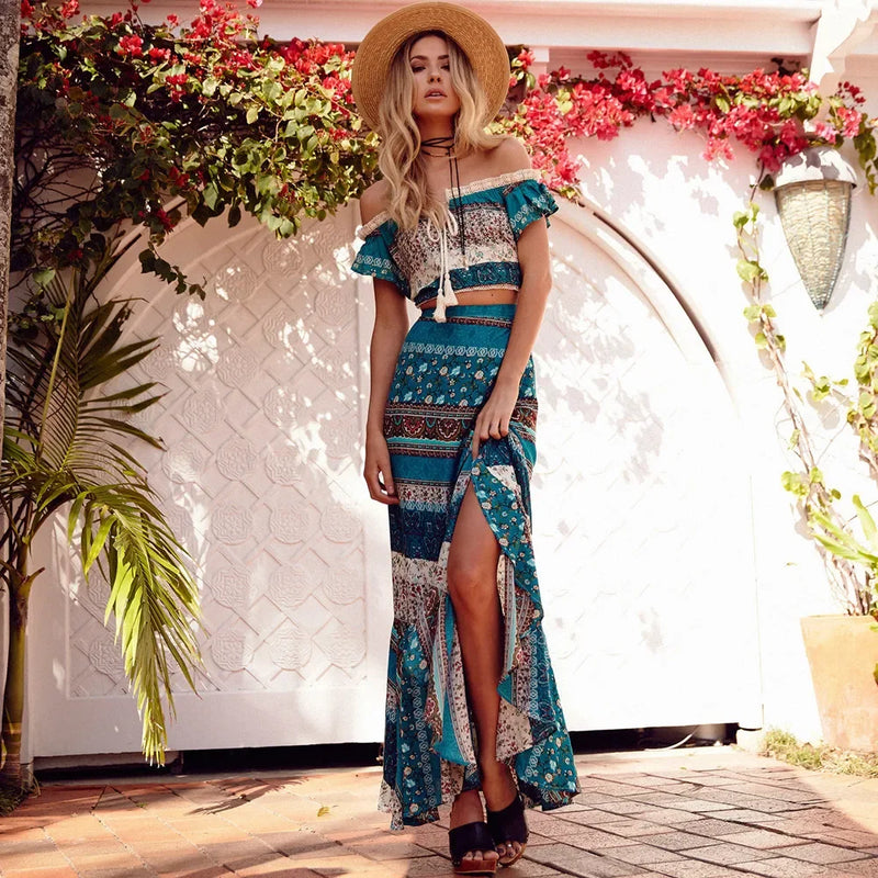 Conjunto Estampado Tribal