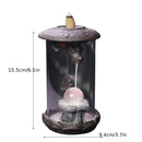 Escultura Aromática do Dragão Místico - Incluso 10 incensos de brinde!