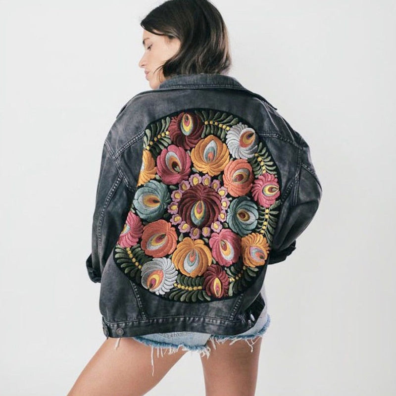 Jaqueta Jeans Oversized - Gypsy Vintage