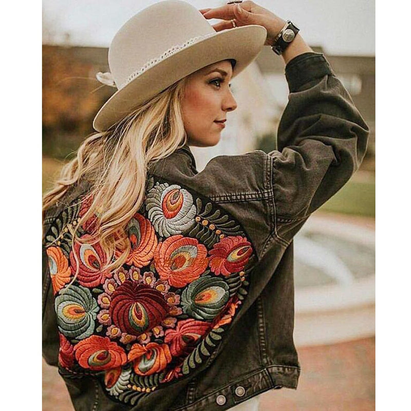 Jaqueta Jeans Oversized - Gypsy Vintage