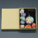 Kit Reiki 7 Chakras: Colar Orgonite Metatron + 7 Cristais de Brinde!