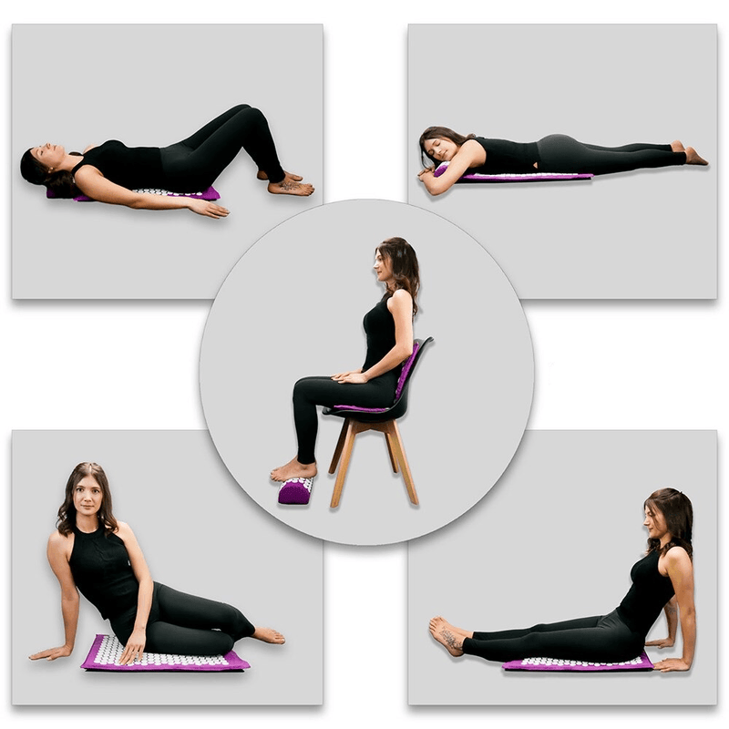 KIT: Tapete Massageador de Acupressão RelaxingMAT™ + Almofada + Bolsa de Brinde - Empório Zem