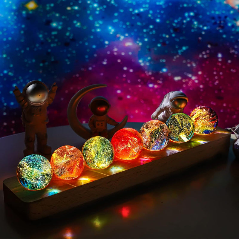 Esferas Luminárias dos 7 Chakras