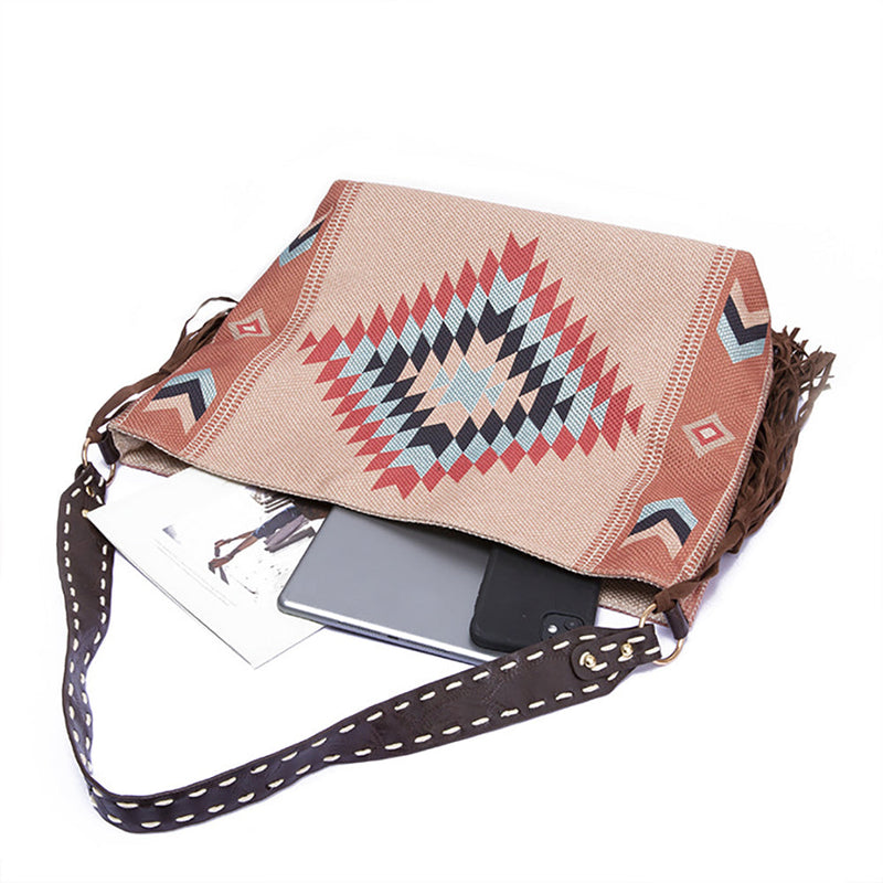 Bolsa de Ombro - Estilo Étnico / Boho