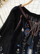 Blusa Bata Feminina - Estilo Étnico