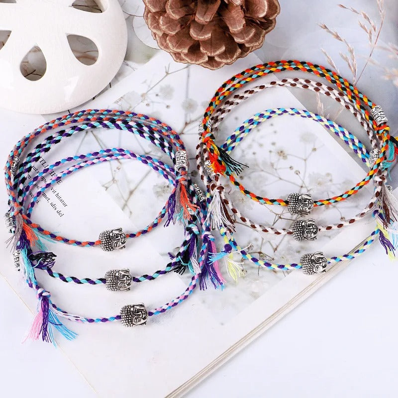 Pulseira Budista 4 Fios