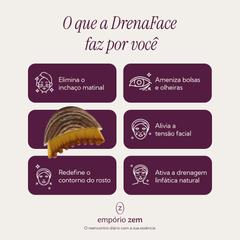 DrenaFace – Escova de Drenagem Linfática Facial