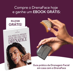 DrenaFace – Escova de Drenagem Linfática Facial