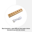 Esferas Luminárias dos 7 Chakras