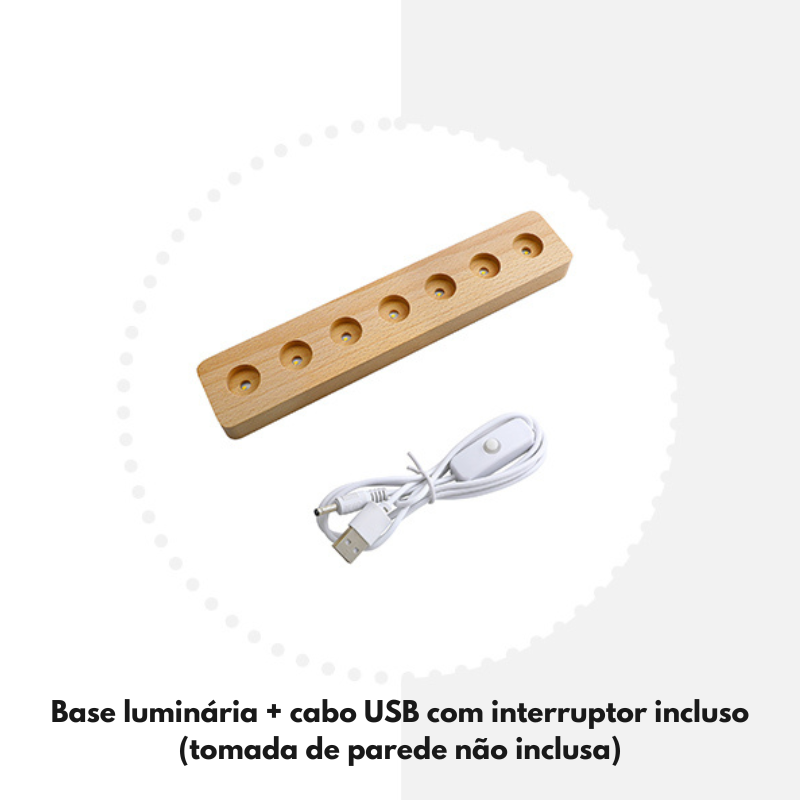 Esferas Luminárias dos 7 Chakras