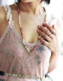 Japamala 108 Contas - Rodonita e Amazonita