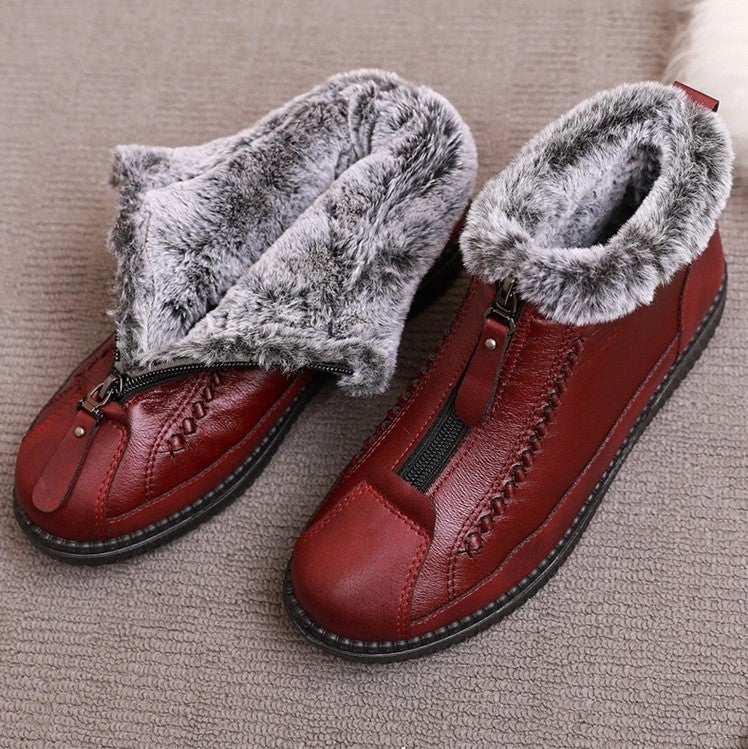 Bota Térmica de Inverno - Aveludada, Impermeável e Quentinha!