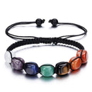 Pulseira Reikiana 7 Chakras com Cristais Naturais!