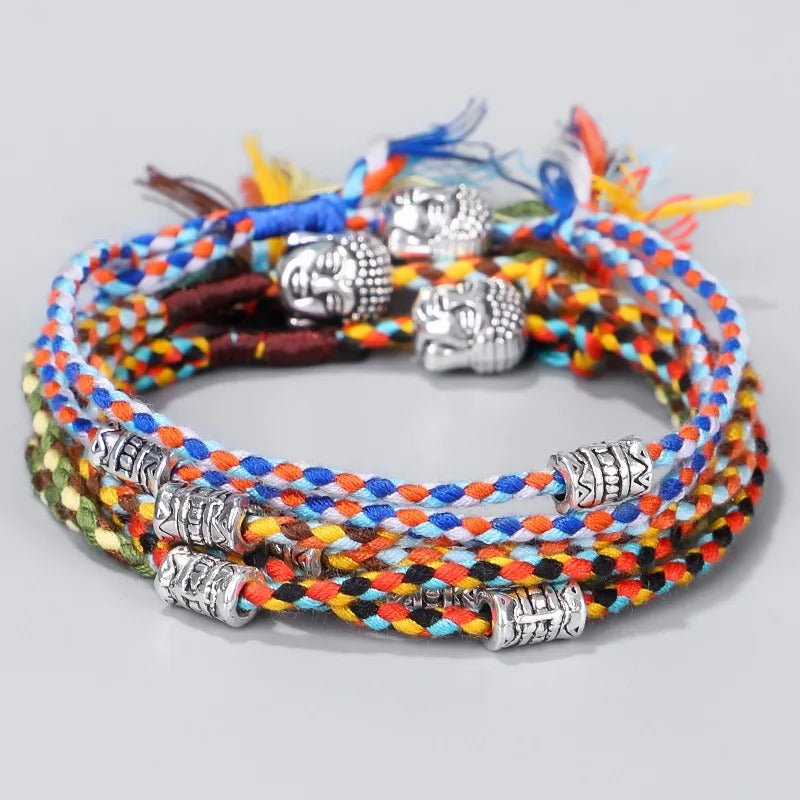 Pulseira Budista 4 Fios