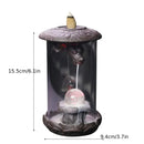 Escultura Aromática do Dragão Místico - Incluso 10 incensos de brinde!