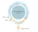 Pulseira Água Marinha - Pulseira da Pureza e Serenidade