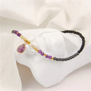 Colar semi-jóia Pingente de Pedra Natural