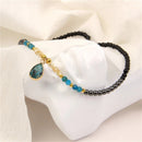 Colar semi-jóia Pingente de Pedra Natural