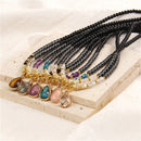 Colar semi-jóia Pingente de Pedra Natural