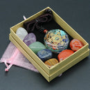 Kit Reiki 7 Chakras: Colar Orgonite Metatron + 7 Cristais de Brinde!