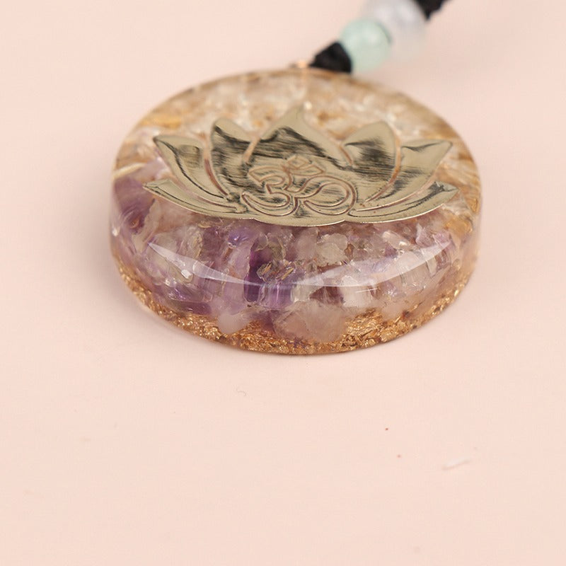 Colar Orgonite Flor de Lótus