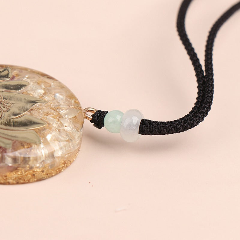 Colar Orgonite Flor de Lótus