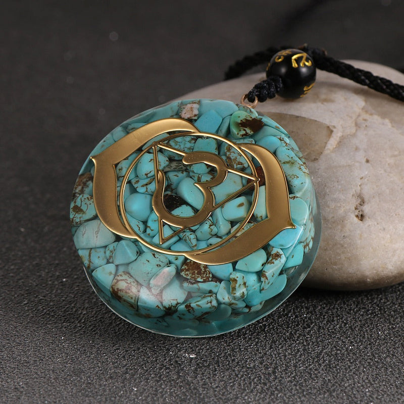 Coleção Colares Orgonite - Símbolos dos 7 Chakras