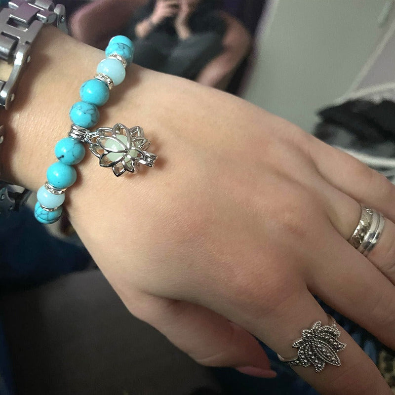 Pulseira Luminosa Flor de Lótus ✨