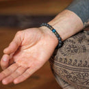 Pulseira Tibetana Lava Vulcânica